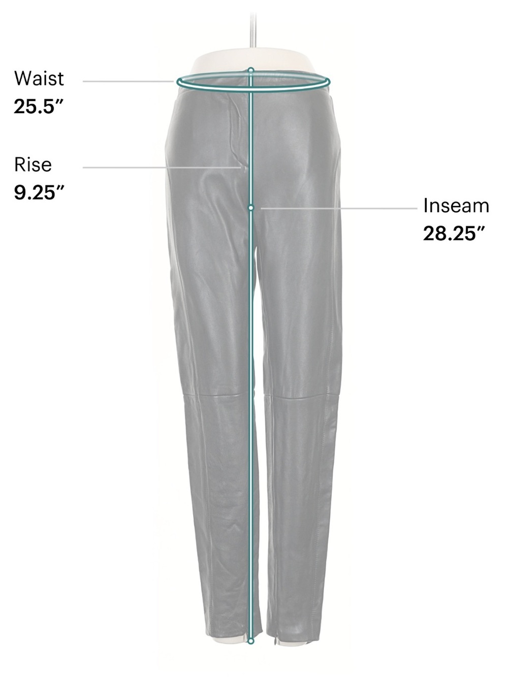 Black Genuine Leather Pants